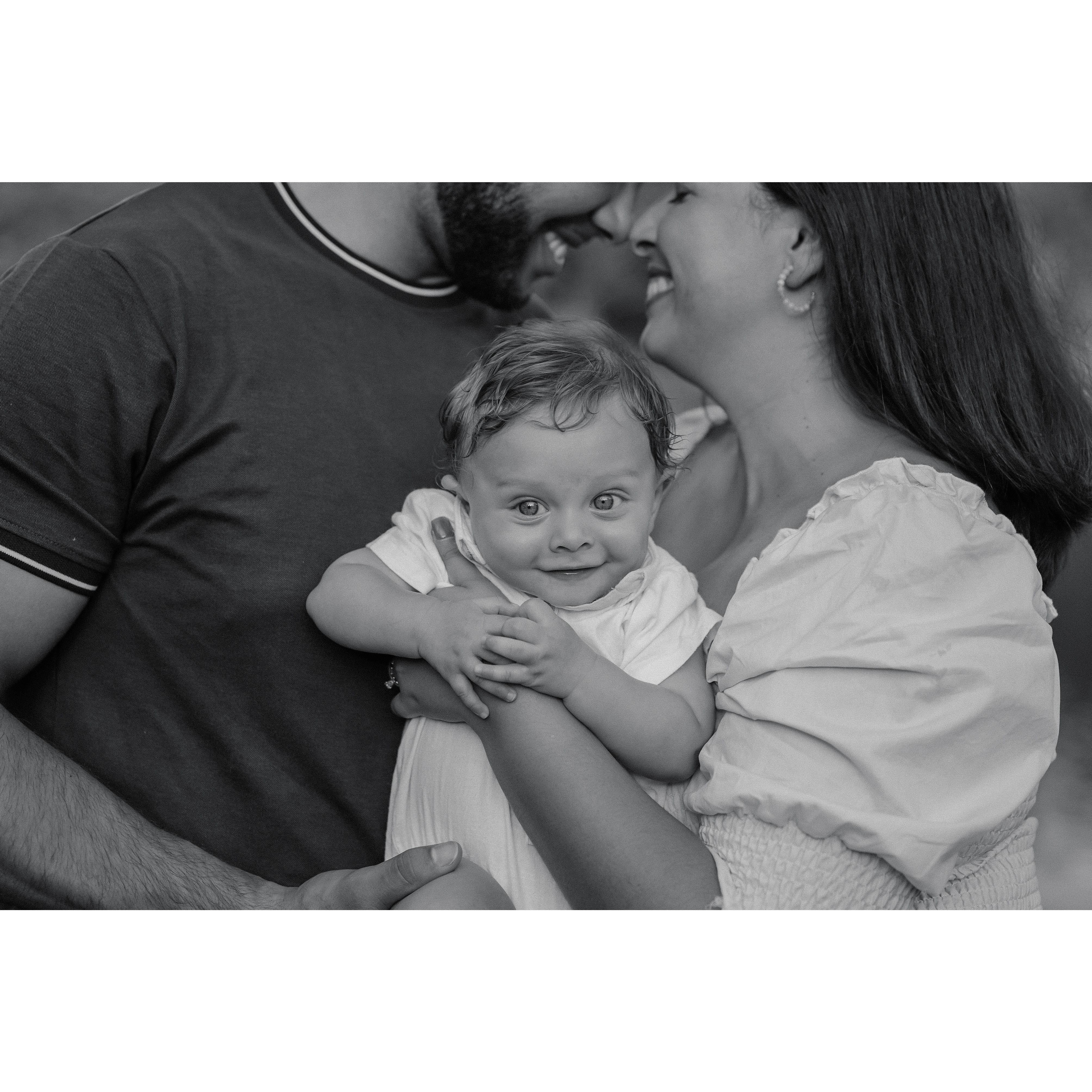 Kai's 6 months photos - first ones as a family!