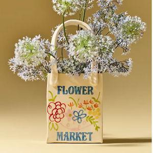Clay Flower Market Tote Bud Vase - Anthropologie