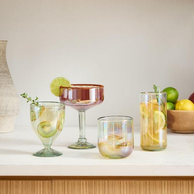 Luster Glass Stemware - Set of 4