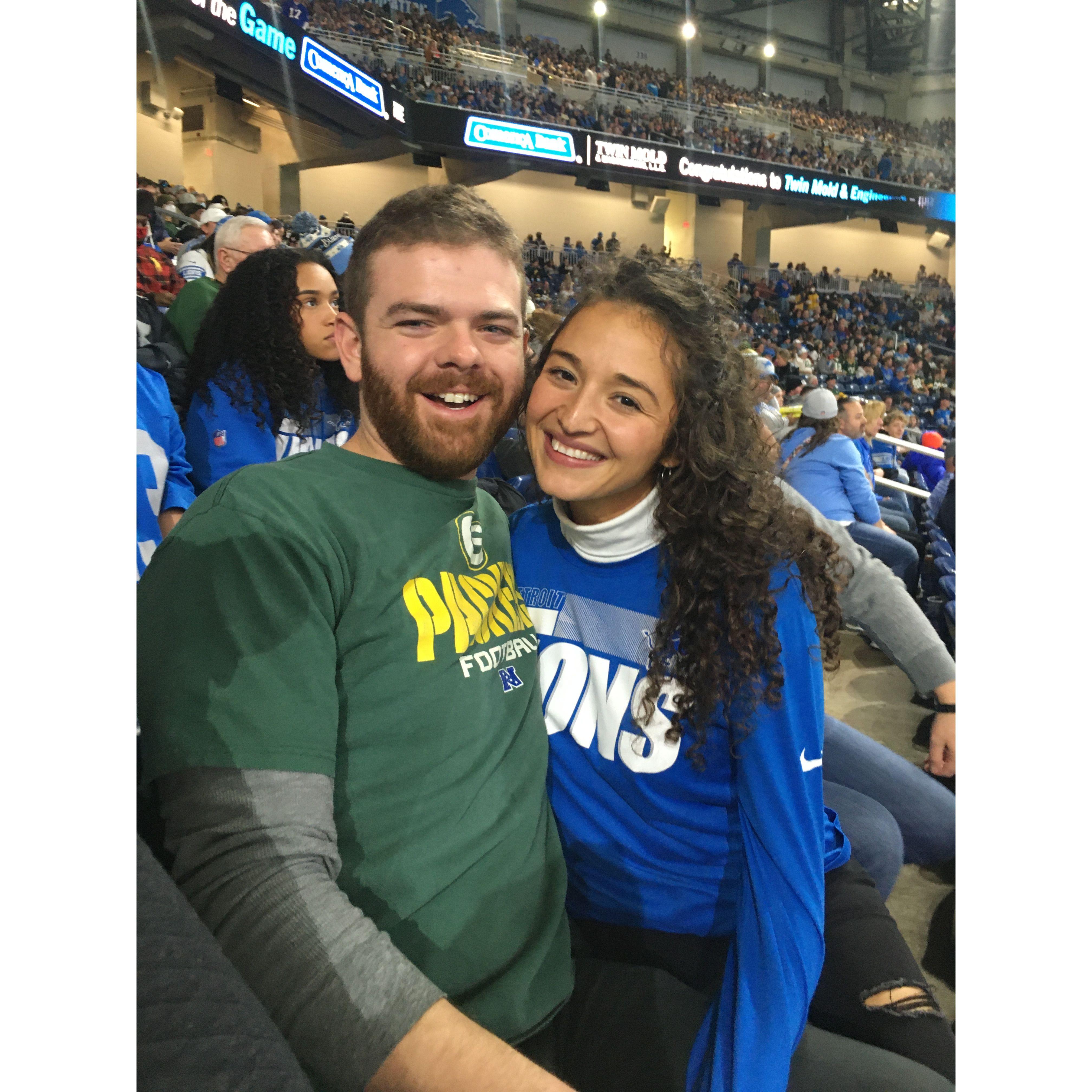 Packers vs. Lions (Our biggest fight)