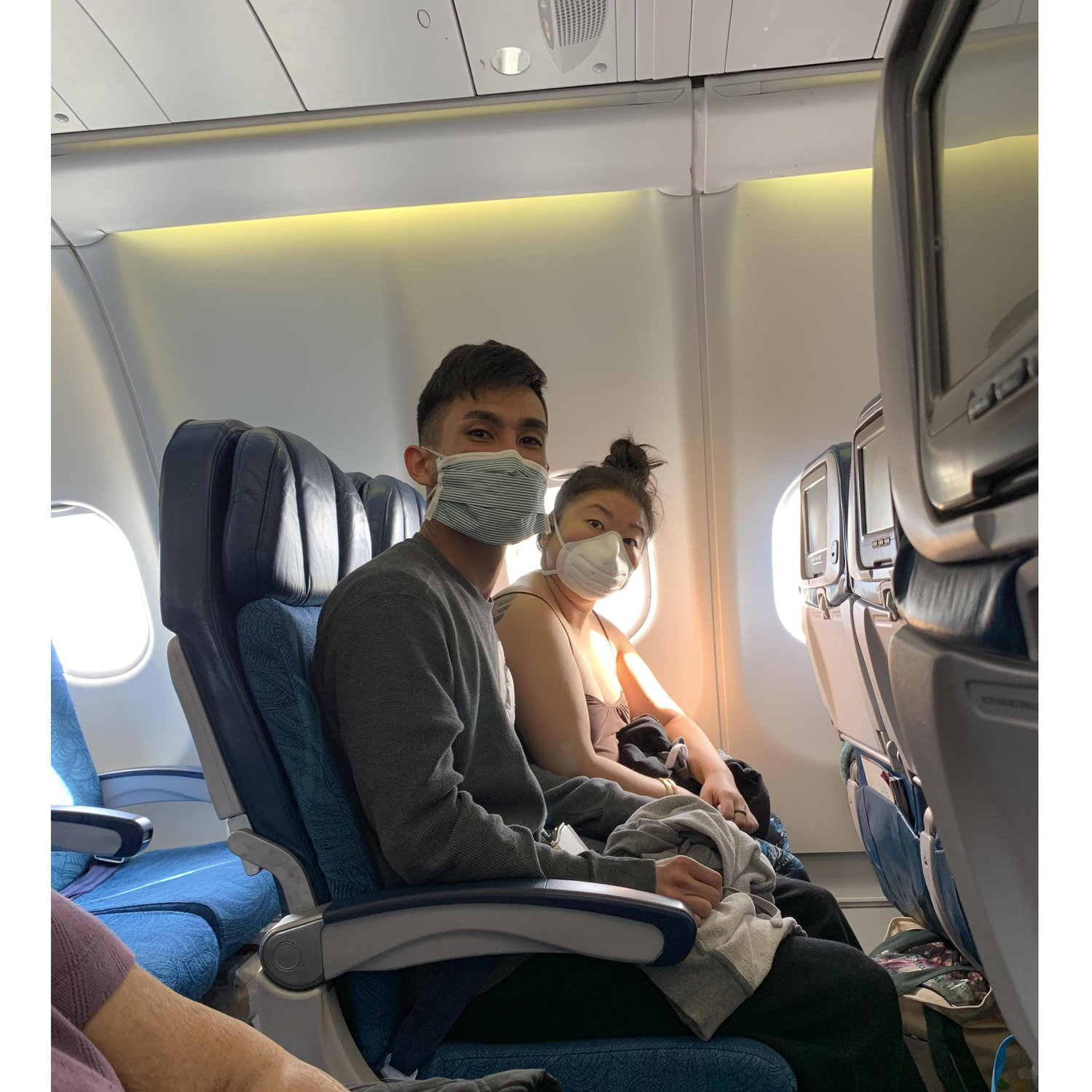 On our way to Las Vegas for Kayla F. wedding.