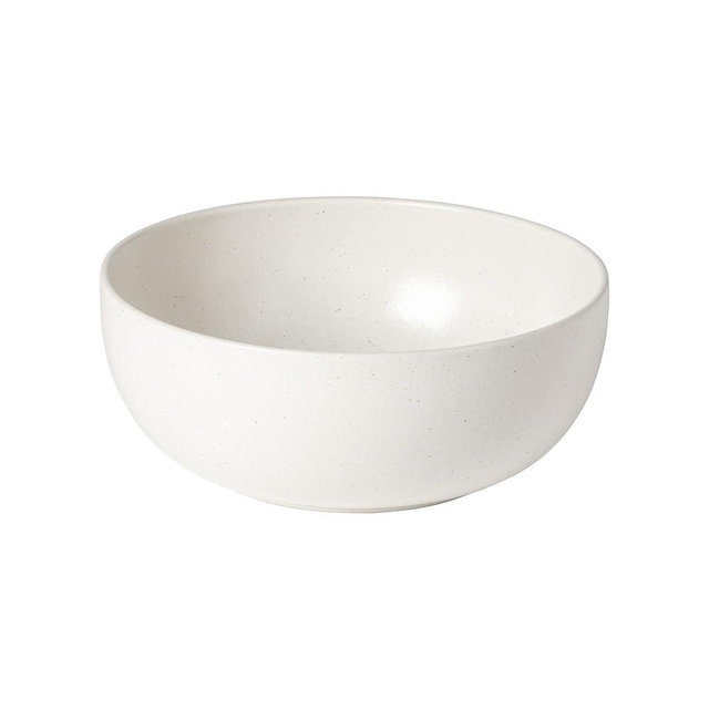 Casafina Ceramic Stoneware 10" x 4", 101 oz Serving Bowl - Pacifica Collection, Salt (White) | Microwave & Dishwasher Safe Dinnerware | Food Safe Glazing | Restaurant Quality Serveware