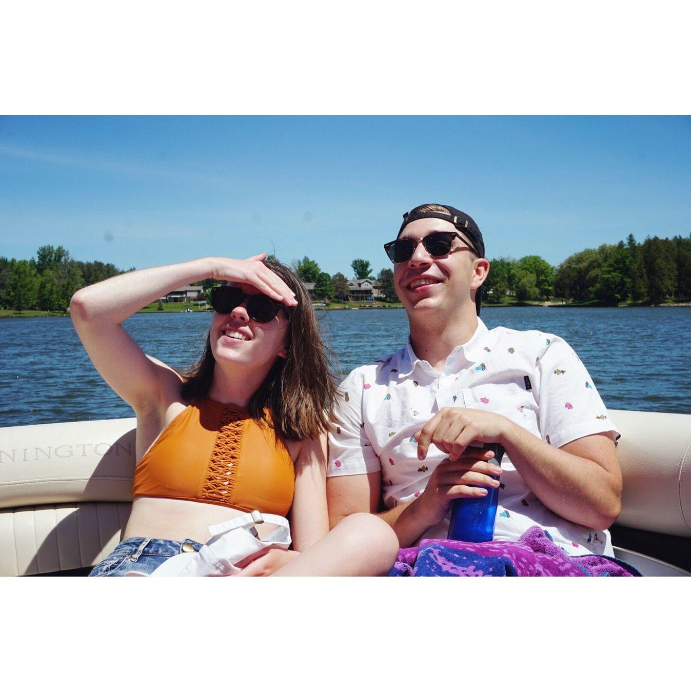 Renee's "hard launch" on instagram in 2018.