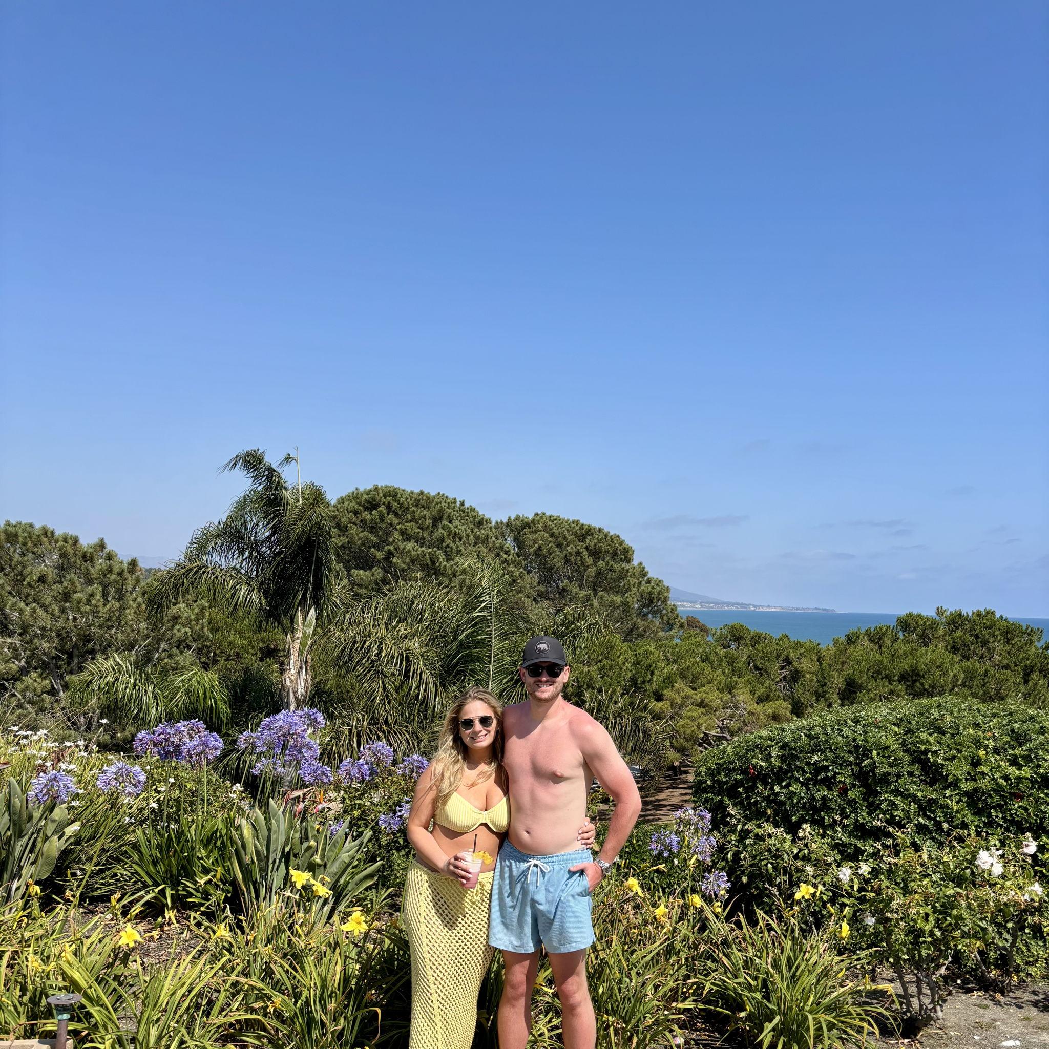 Our engagement moon in Newport Beach!