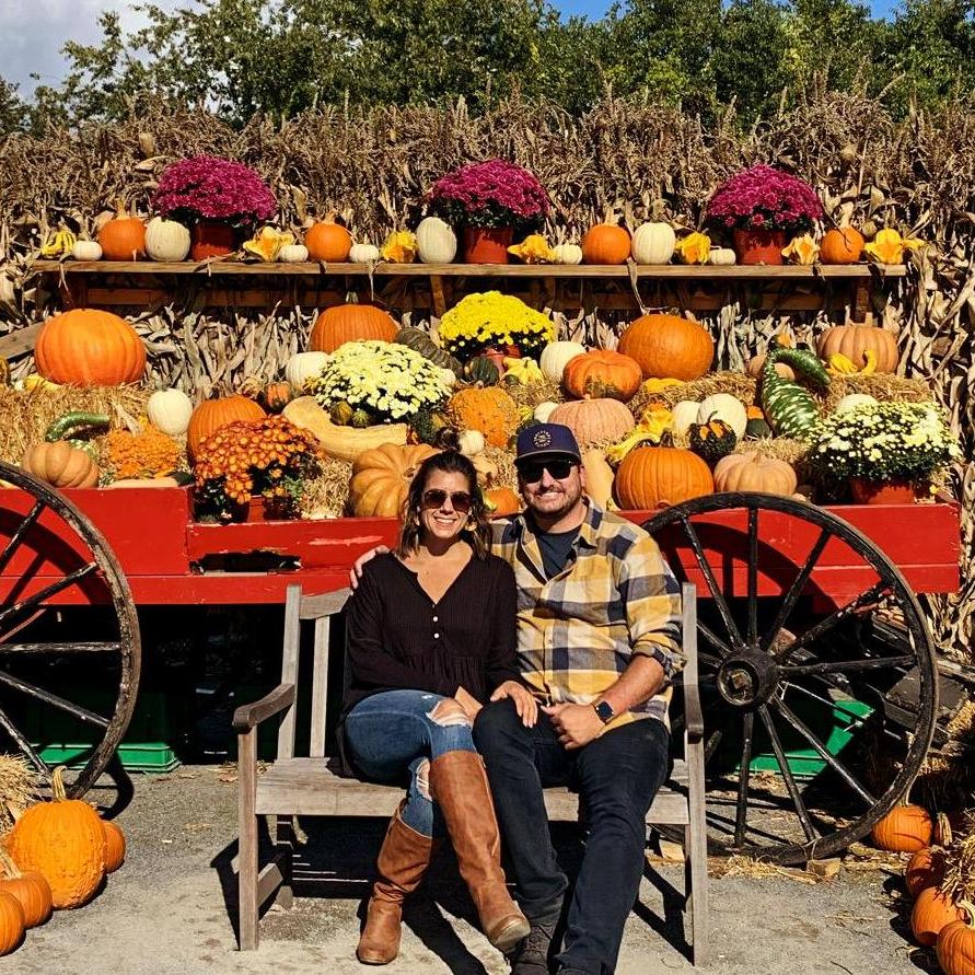 Nicole's favorite season. Doing fall things in Boston