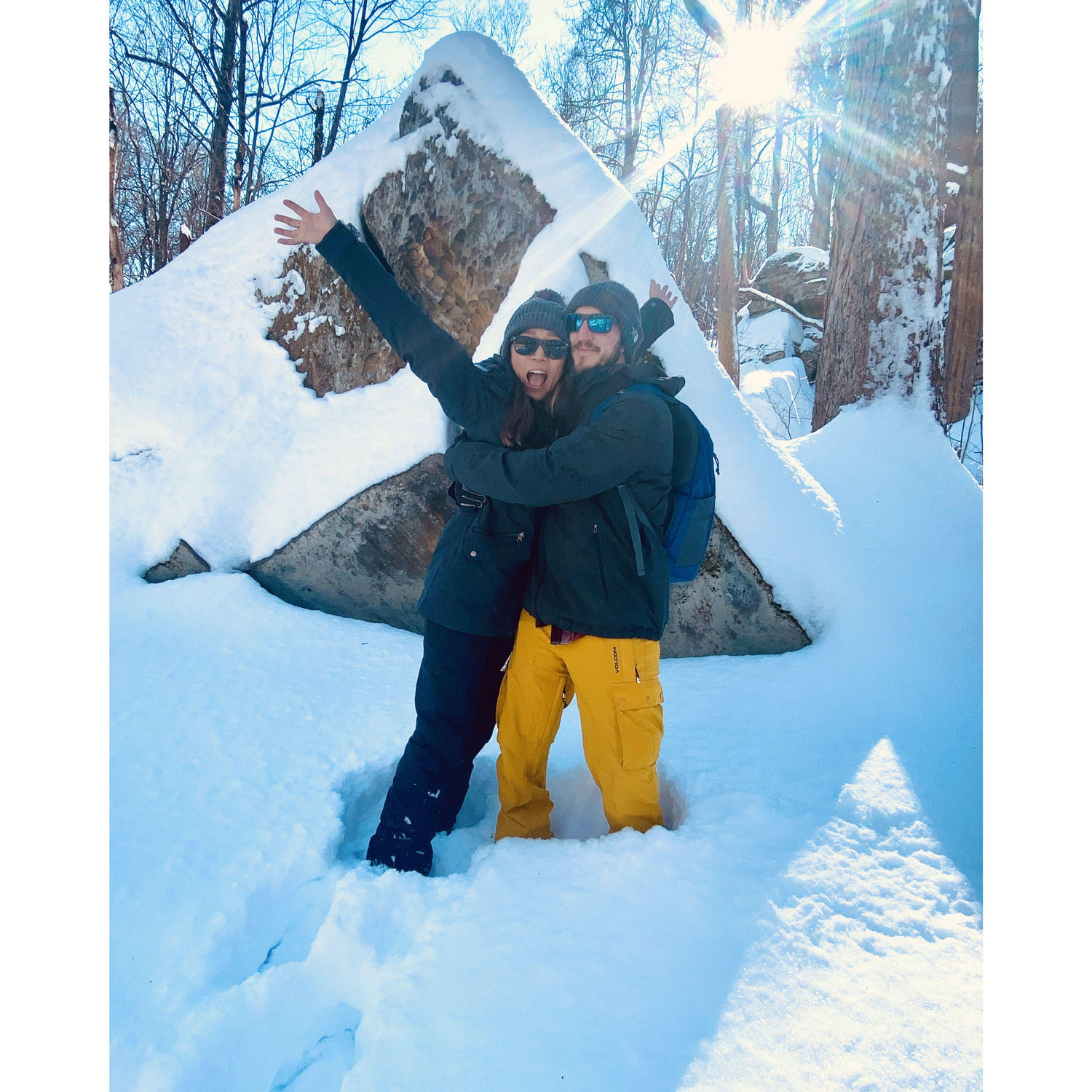 february 2022, attempting to turn alli into a snow-bunny