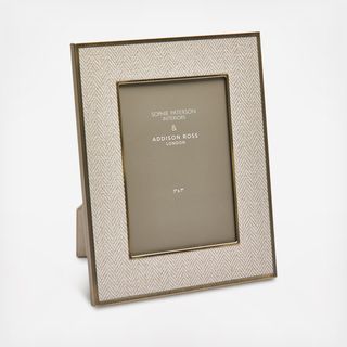 Sophie Paterson Herringbone Lacquered Photo Frame