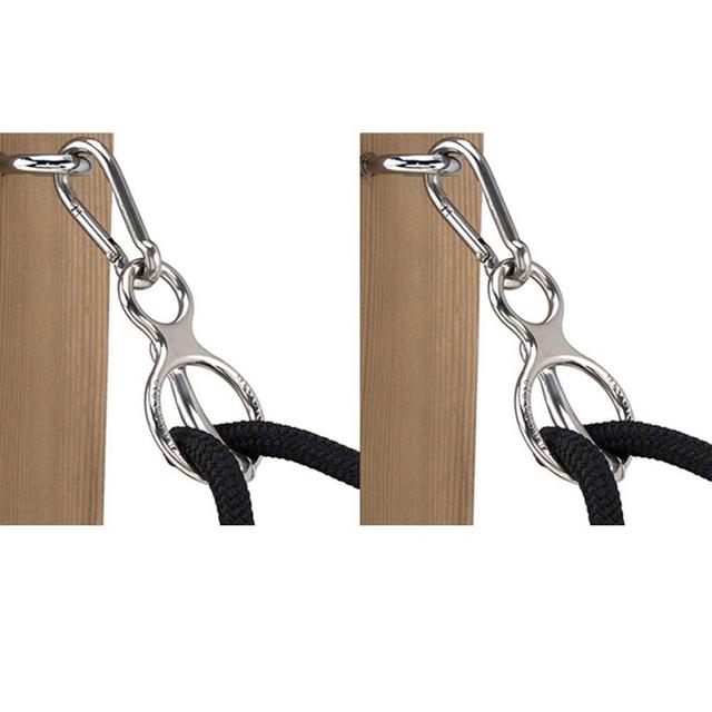 Blocker [ Set of 2 Tie Ring || Horse Tie Ring Chrome