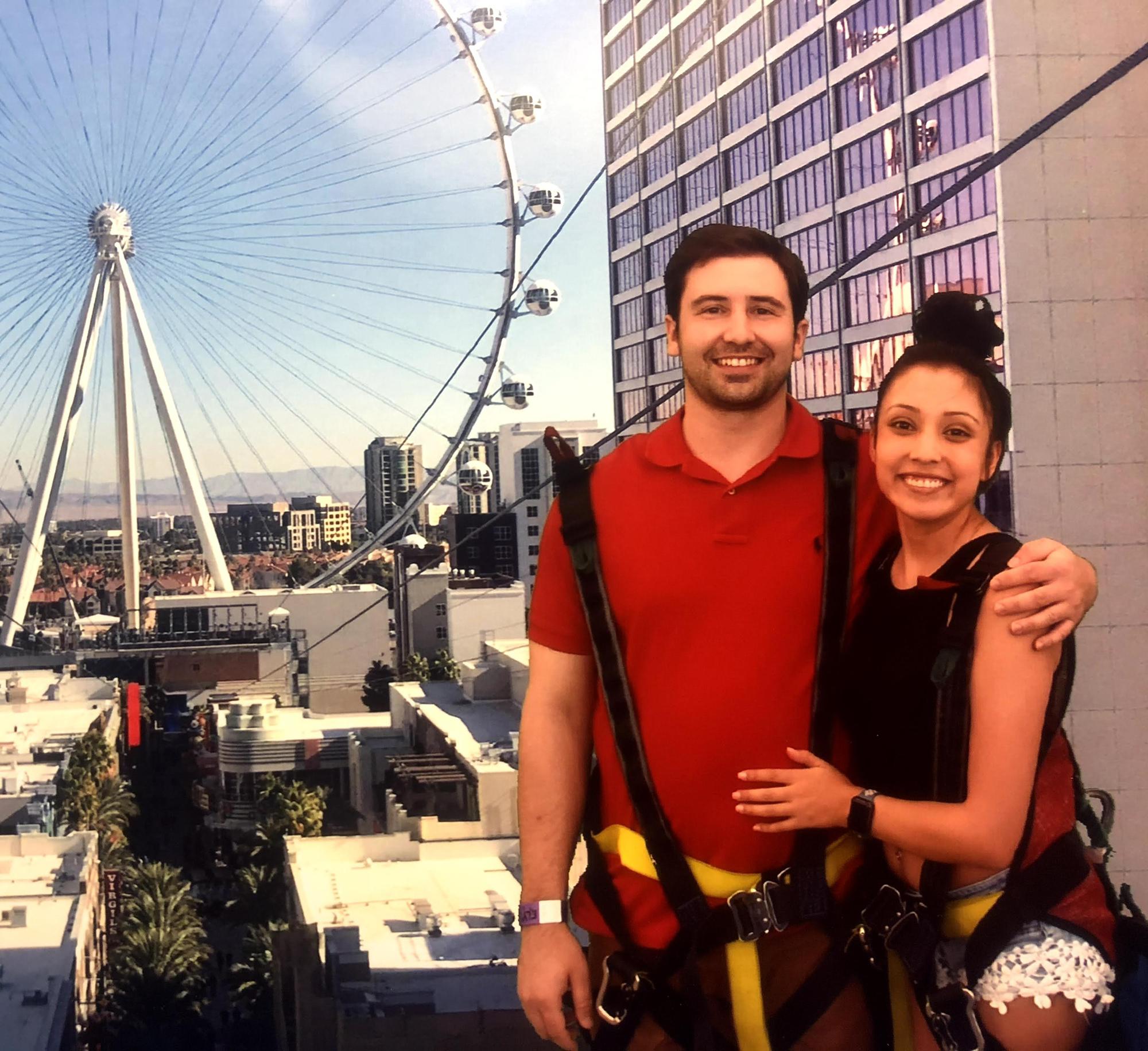 First trip/zip line adventure together - Las Vegas, Nevada - March 2021