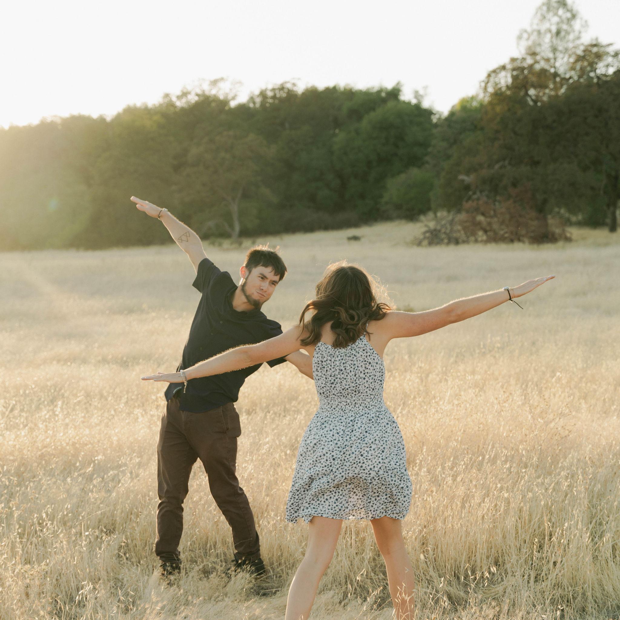 Another one of our favorite silly moments from our engagement shoot :)