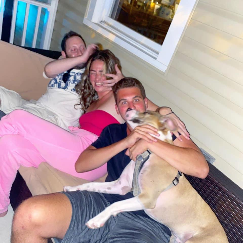 No shore trip is complete without late night porch hangs with crazy dogs and crazier company