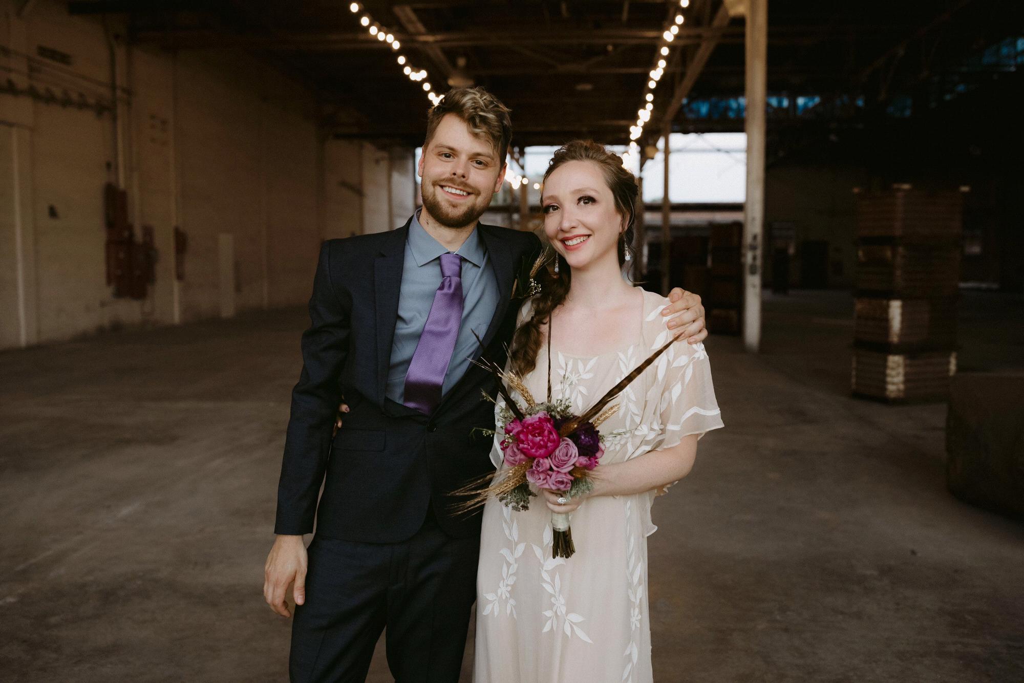 Brandon and Bridesmaid Sarah Blenis at her beautiful wedding last year.