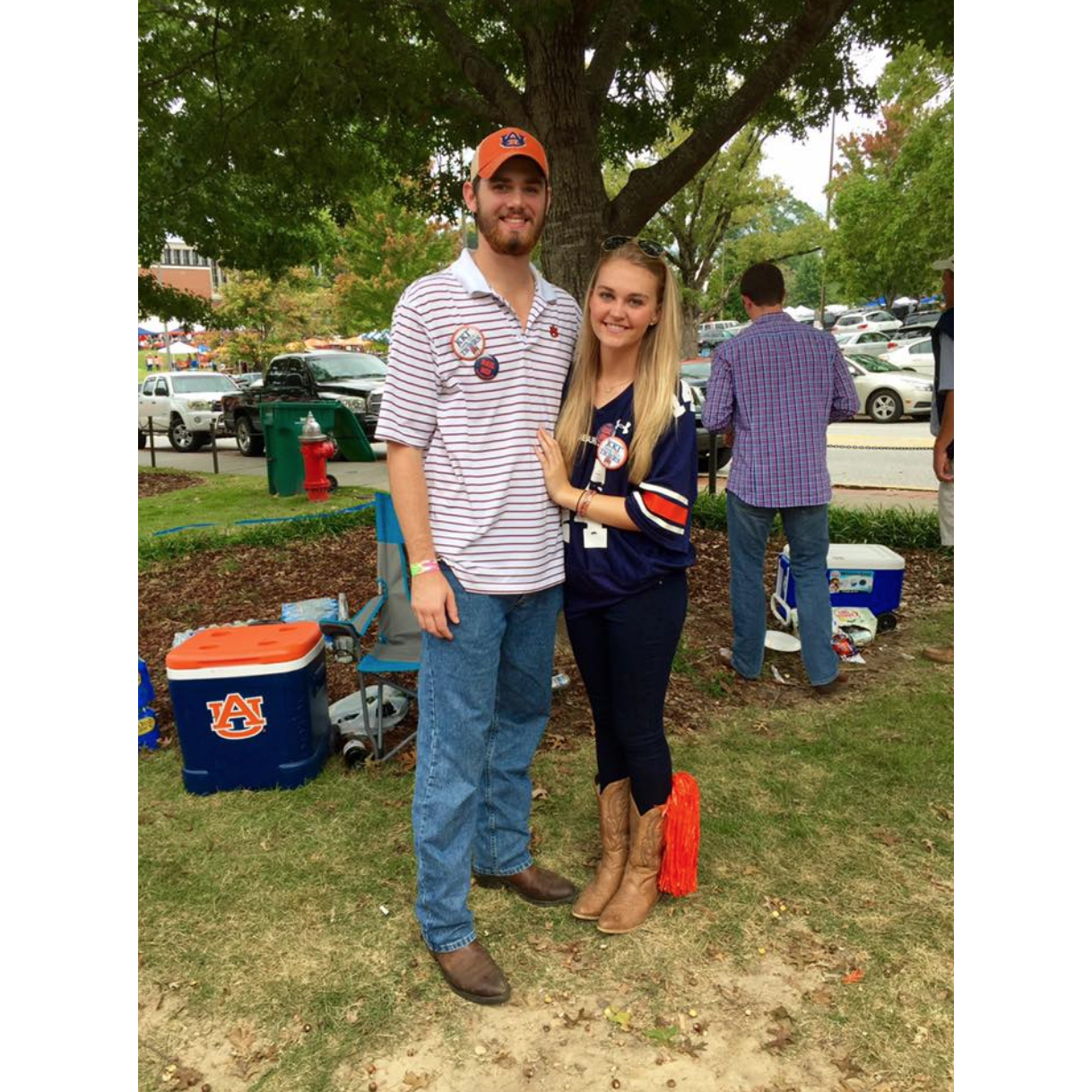 Tailgating on campus (Oct. 2015).