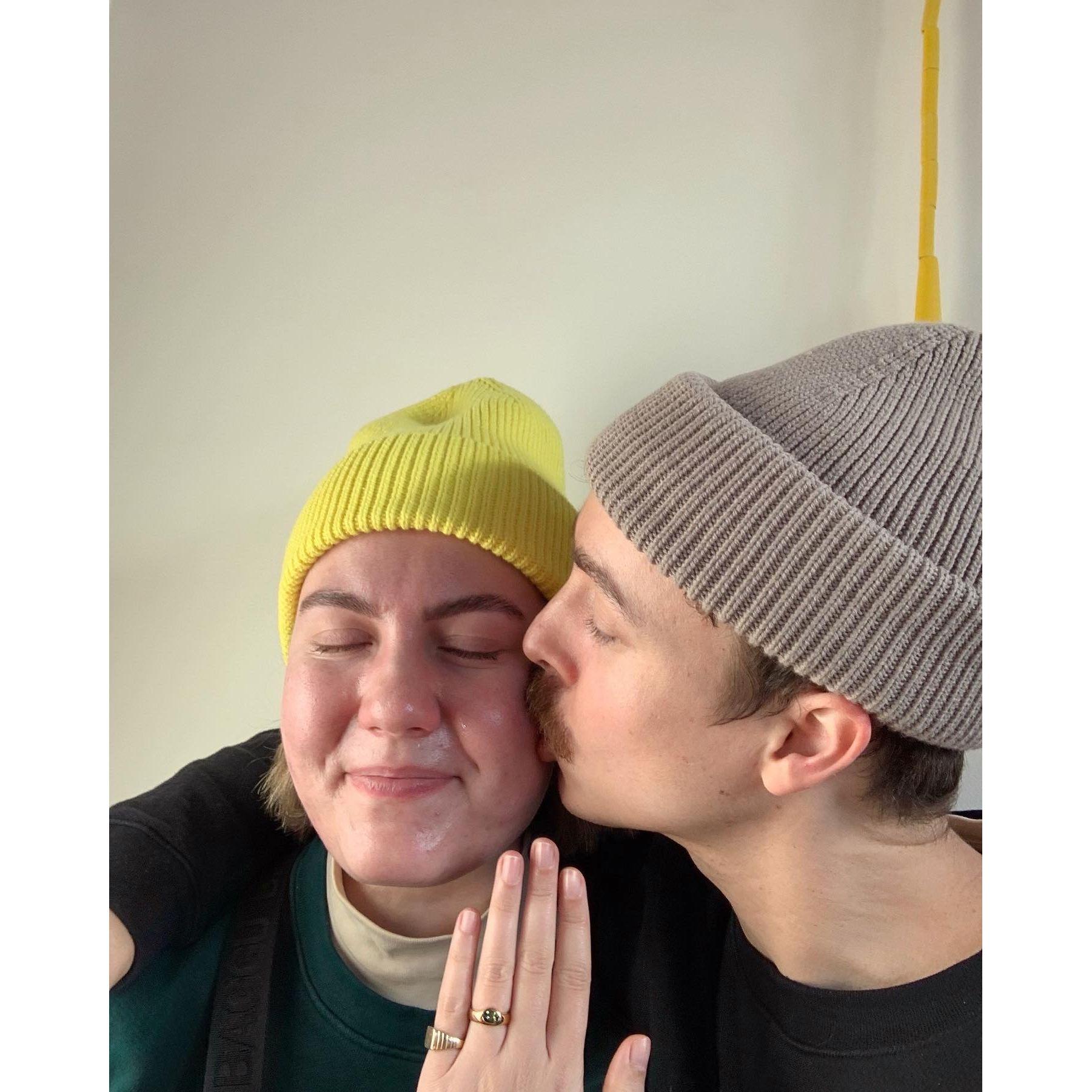 Post-engagement cry face