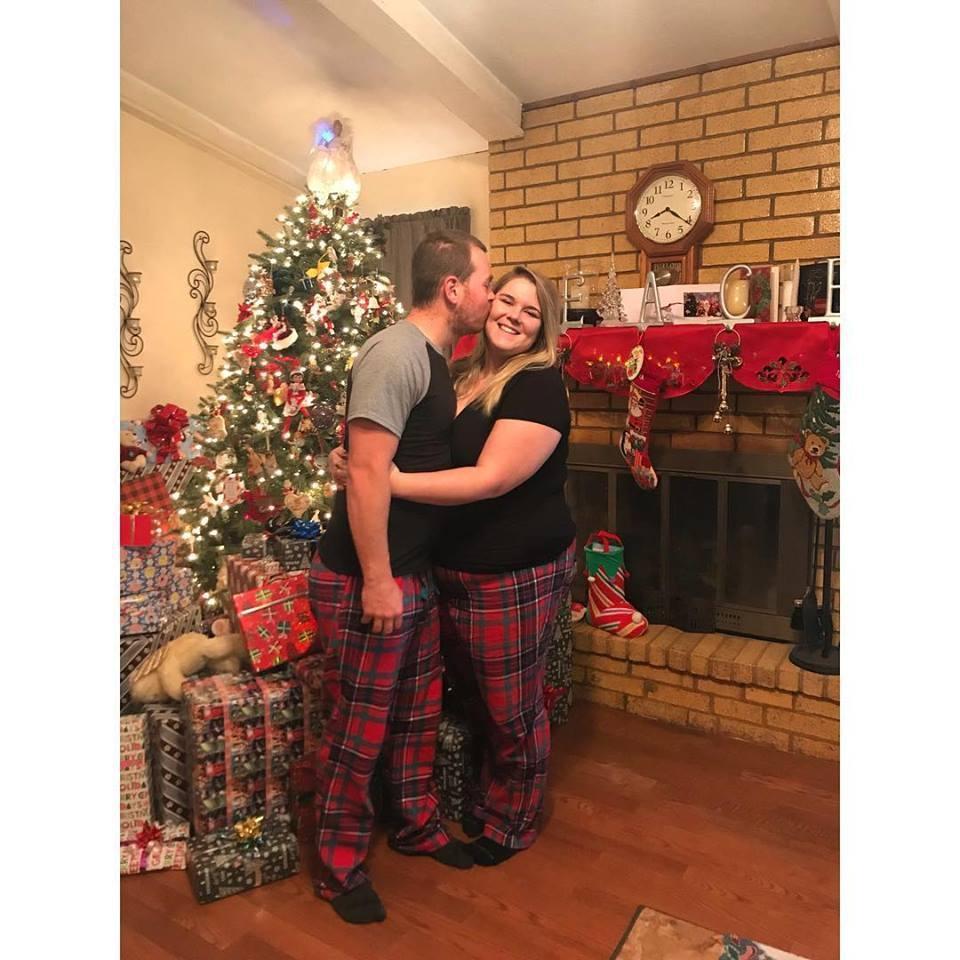 Our first Christmas together.