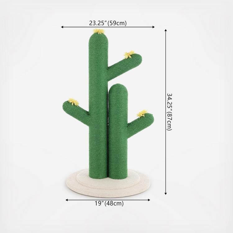 The Licker Store, Socorro Modern Jute Double-Cactus Cat Scratching
