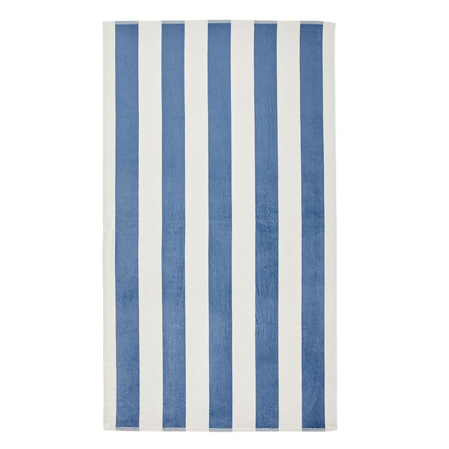 Chambray Classic Awning Striped Beach Towel