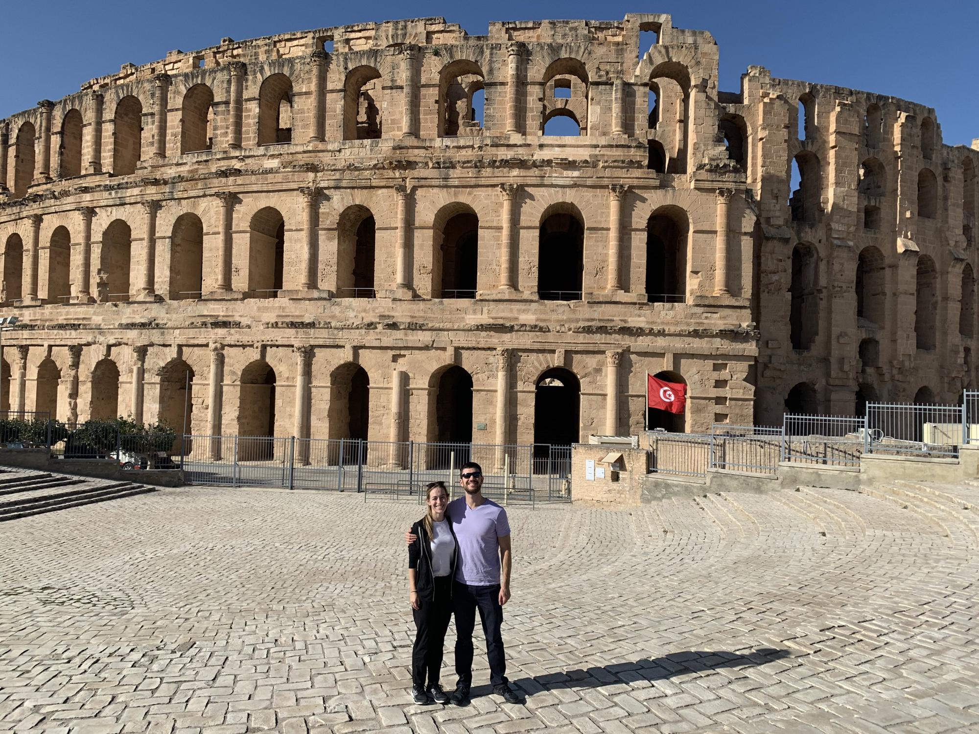 El Jem Amphitheater in Tunisia