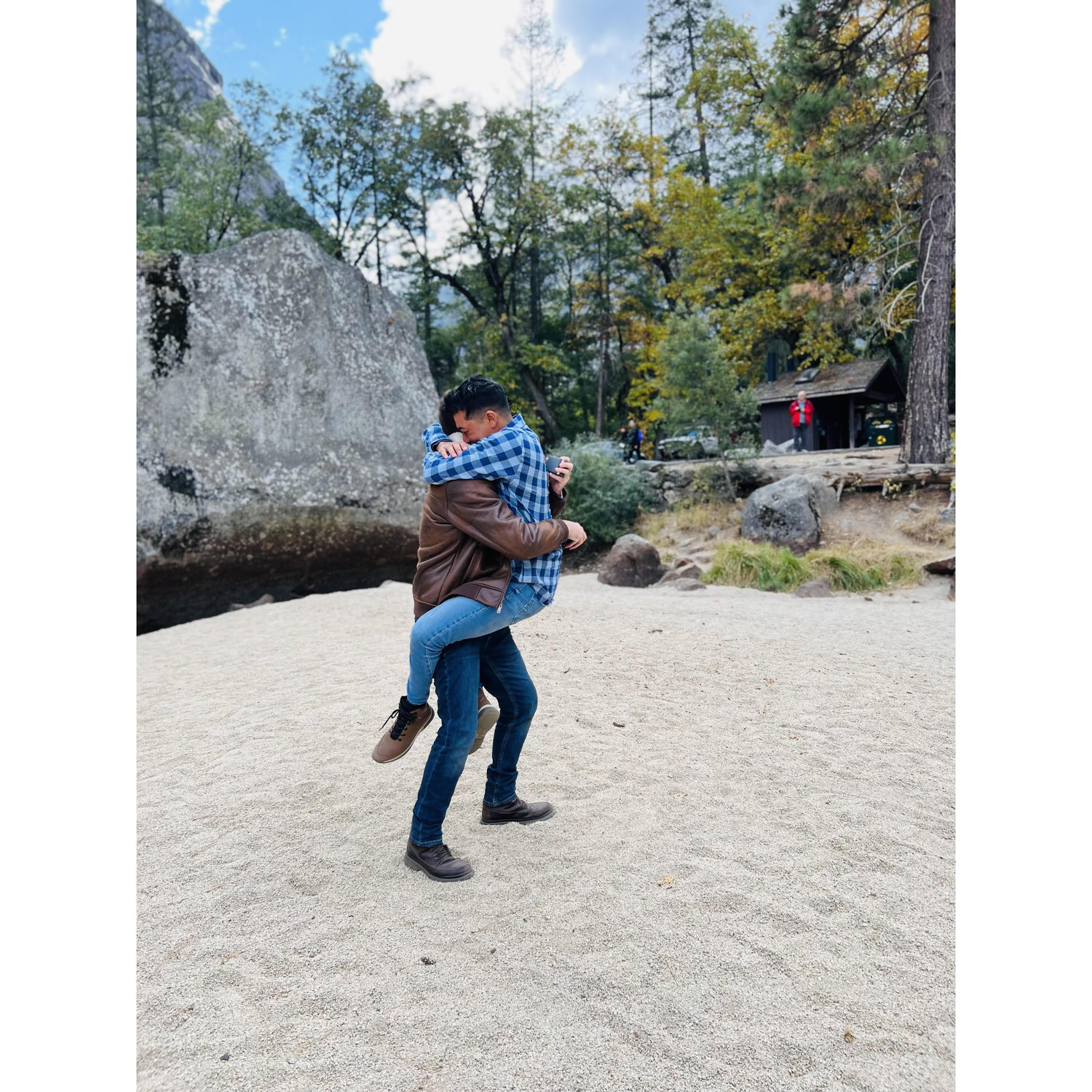 I said YES! With excitement overflowing, I couldn't contain myself and jumped into his arms! This moment will forever be one of the best in my life!