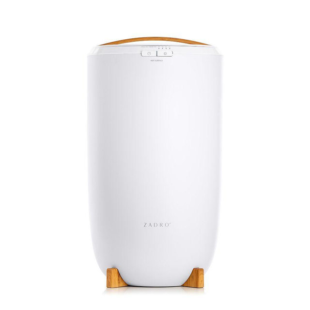 Zadro Portable Towel Warmer, White (12" x 12" x 21.25")