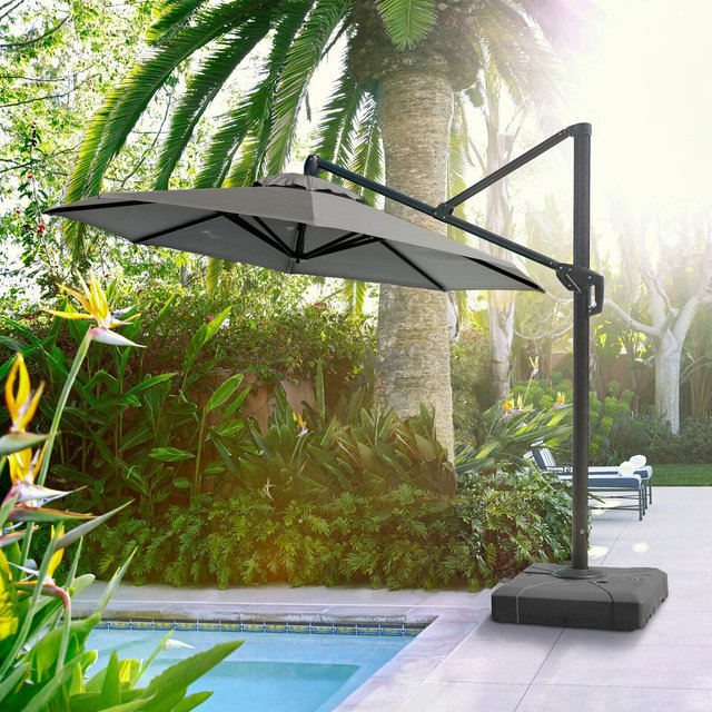 Ceylon 120'' Cantilever Sunbrella Umbrella