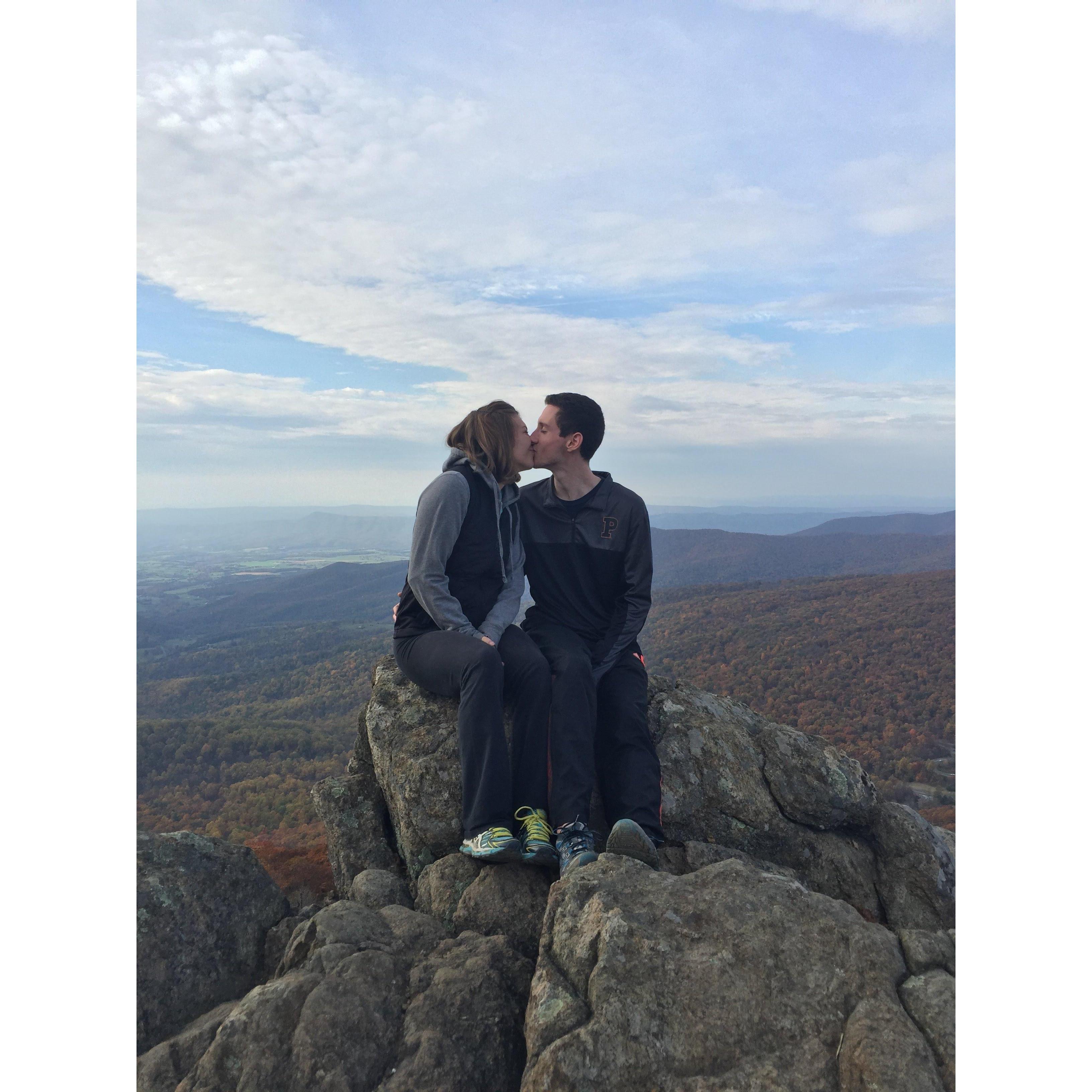 Mary's Rock in Shenandoah National Park.