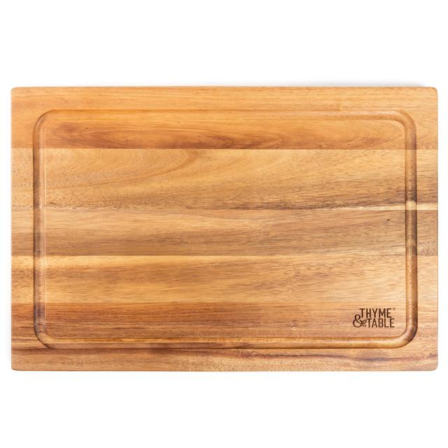 Thyme & Table Kitchen Acacia Wood SoHo Cutting Board With Silicone Feet