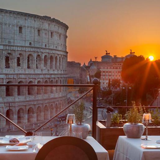 Romantic Dinner at La Pergola in Rome