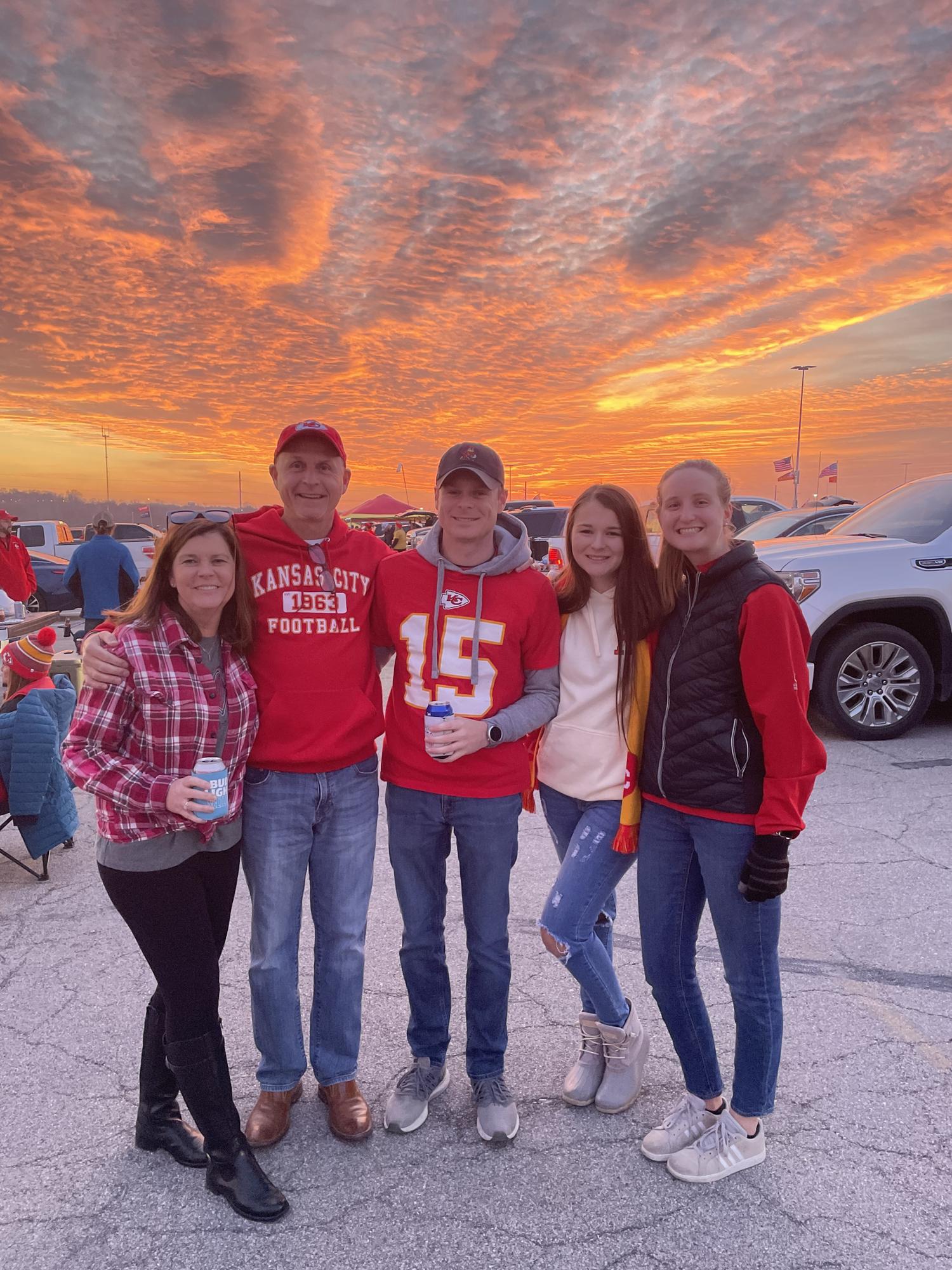 Tailgating before the Chiefs game!