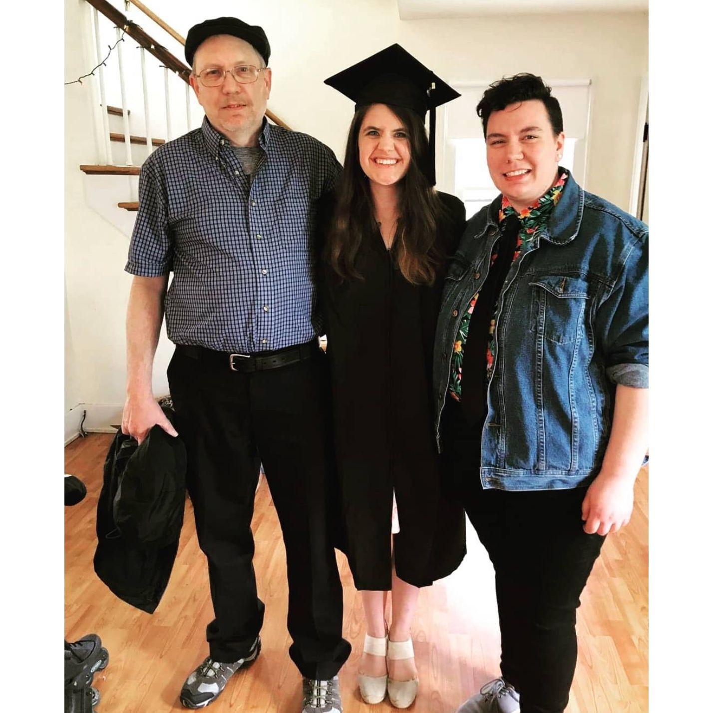 May 2019: Lily's college graduation!