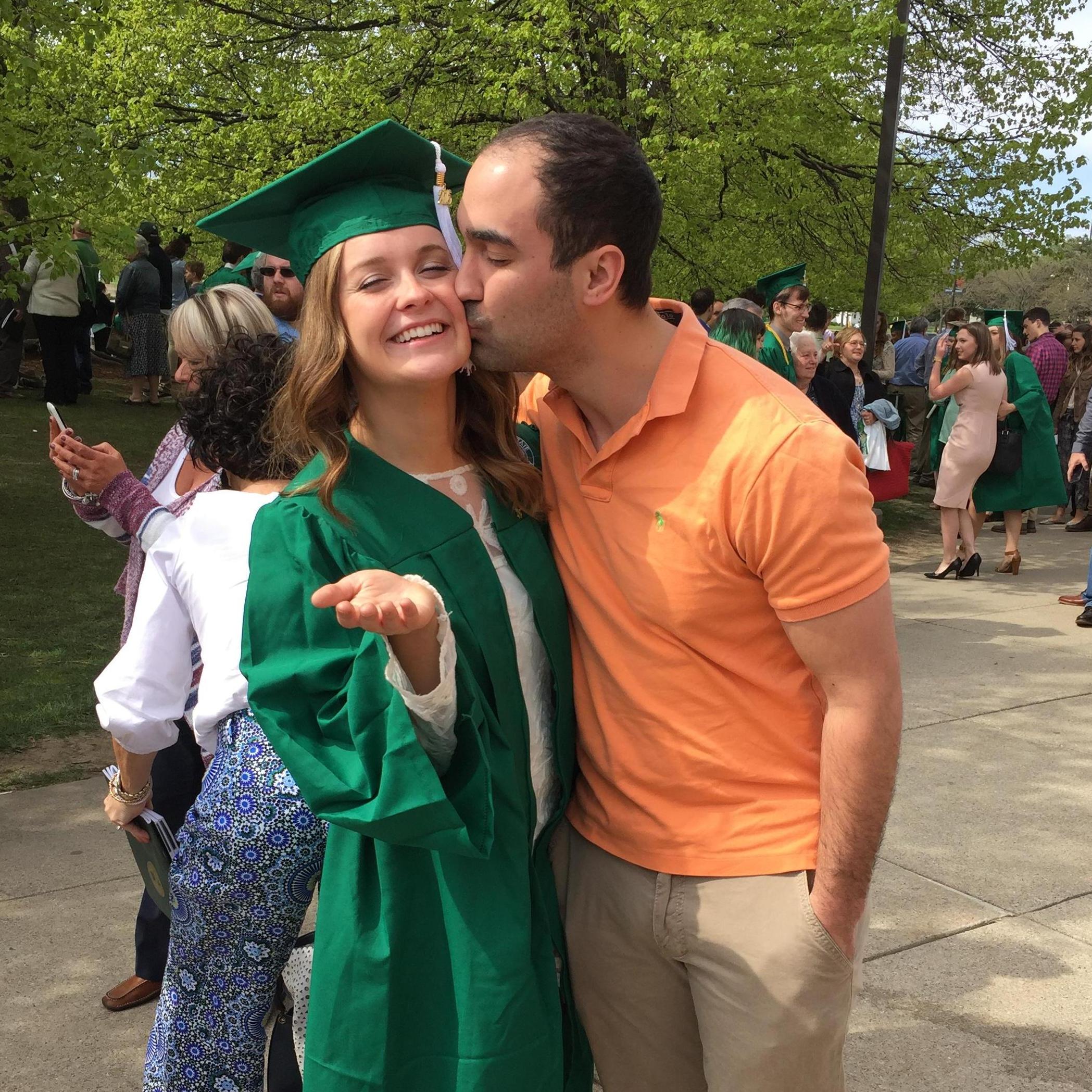 Austin's graduation day from Michigan State University
