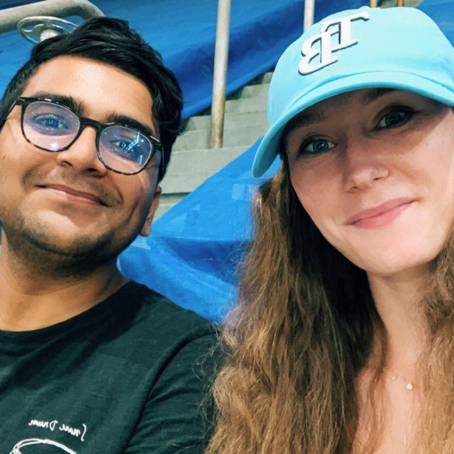 First MLB game together - GO RAYS!