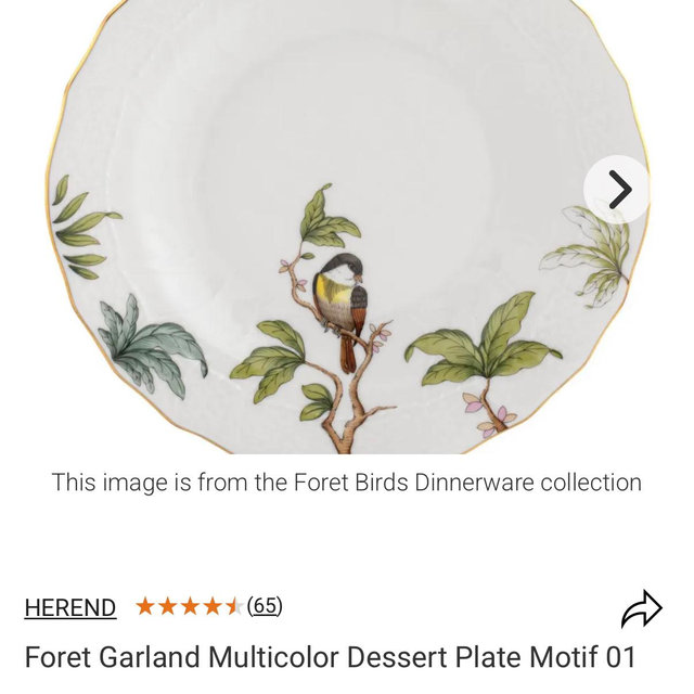 Herend desert plate #1
