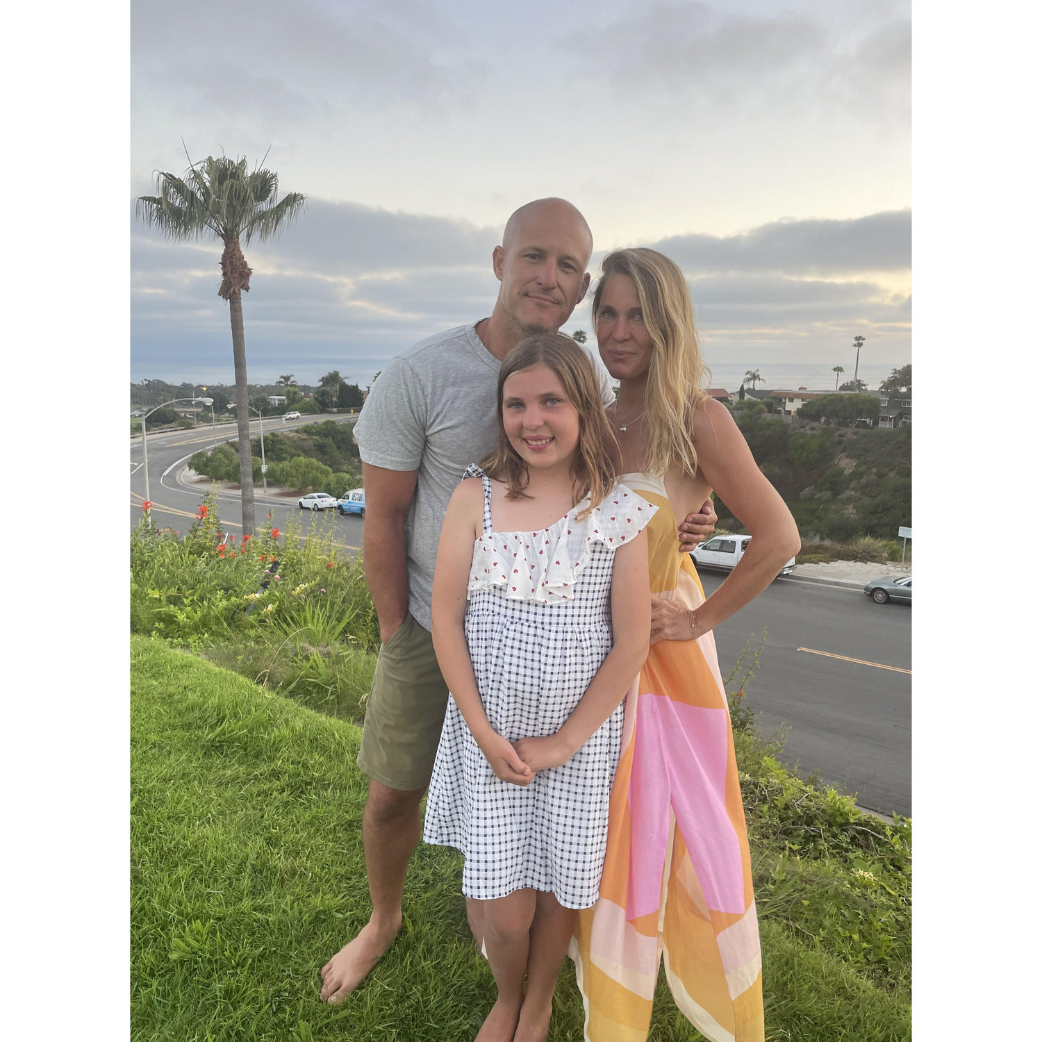 Celebrating our Engagement with Christopher's wonderful family in San Clemente, CA!