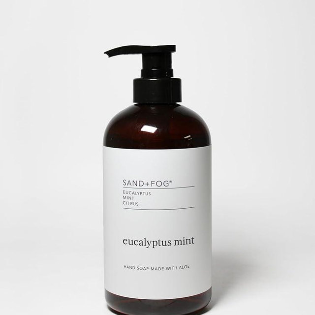 Sand + Fog Eucalyptus Mint - Scented Liquid Hand Soap - Moisturizing Hand Soap - Made with Aloe - Paraben Free- 20 oz