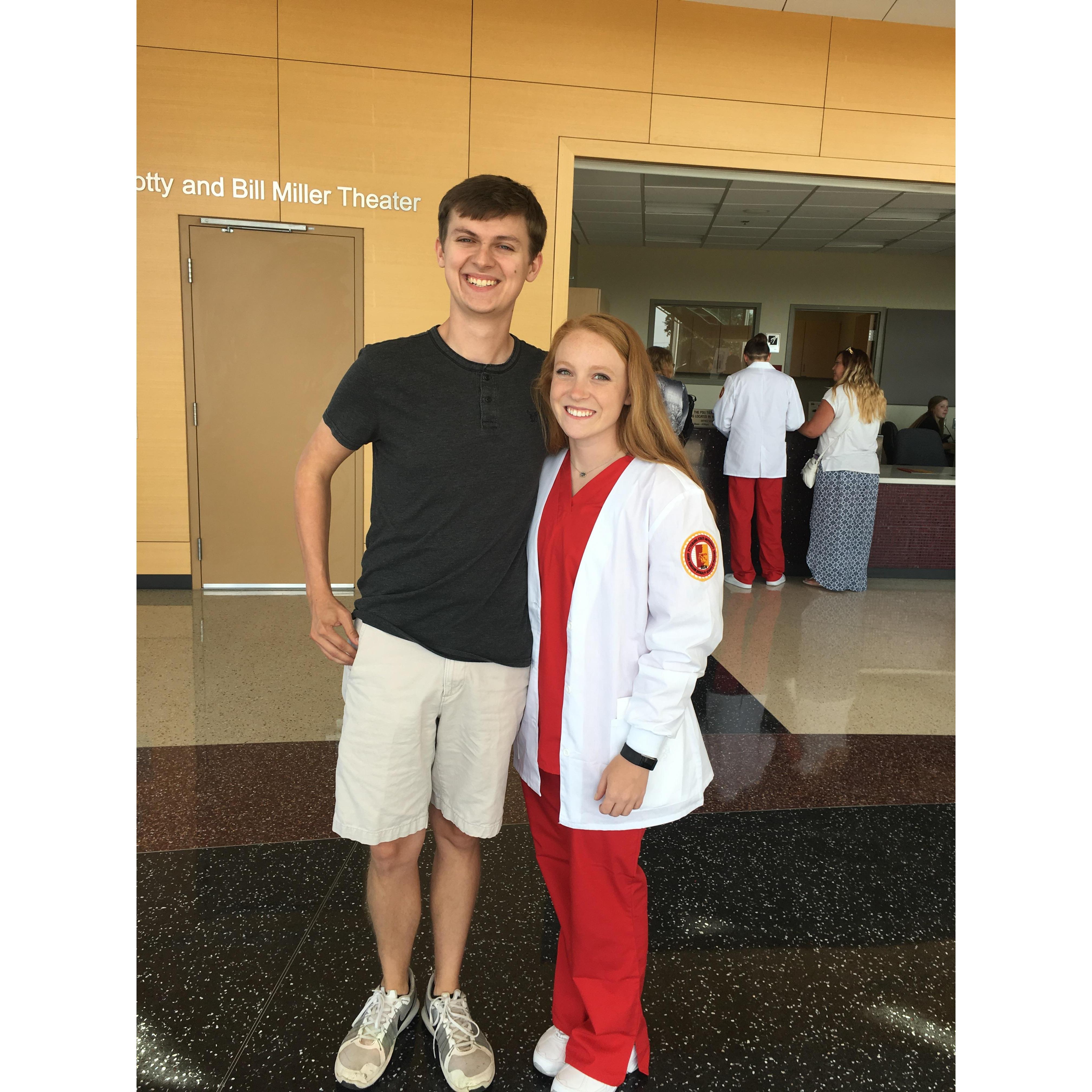 McKenzie's White Coat ceremony