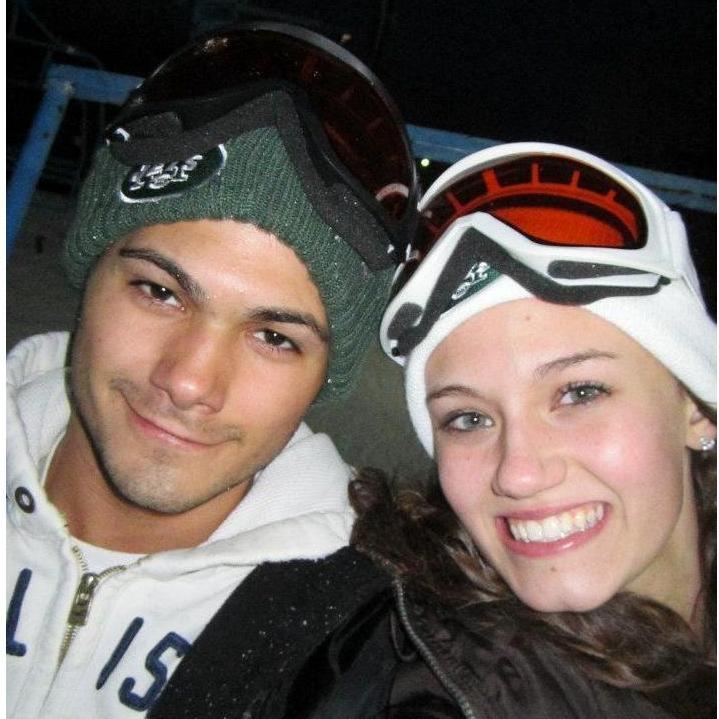 Our very first vacation together. Learning how to snowboard and skii up in the Poconos.
Camelback, PA