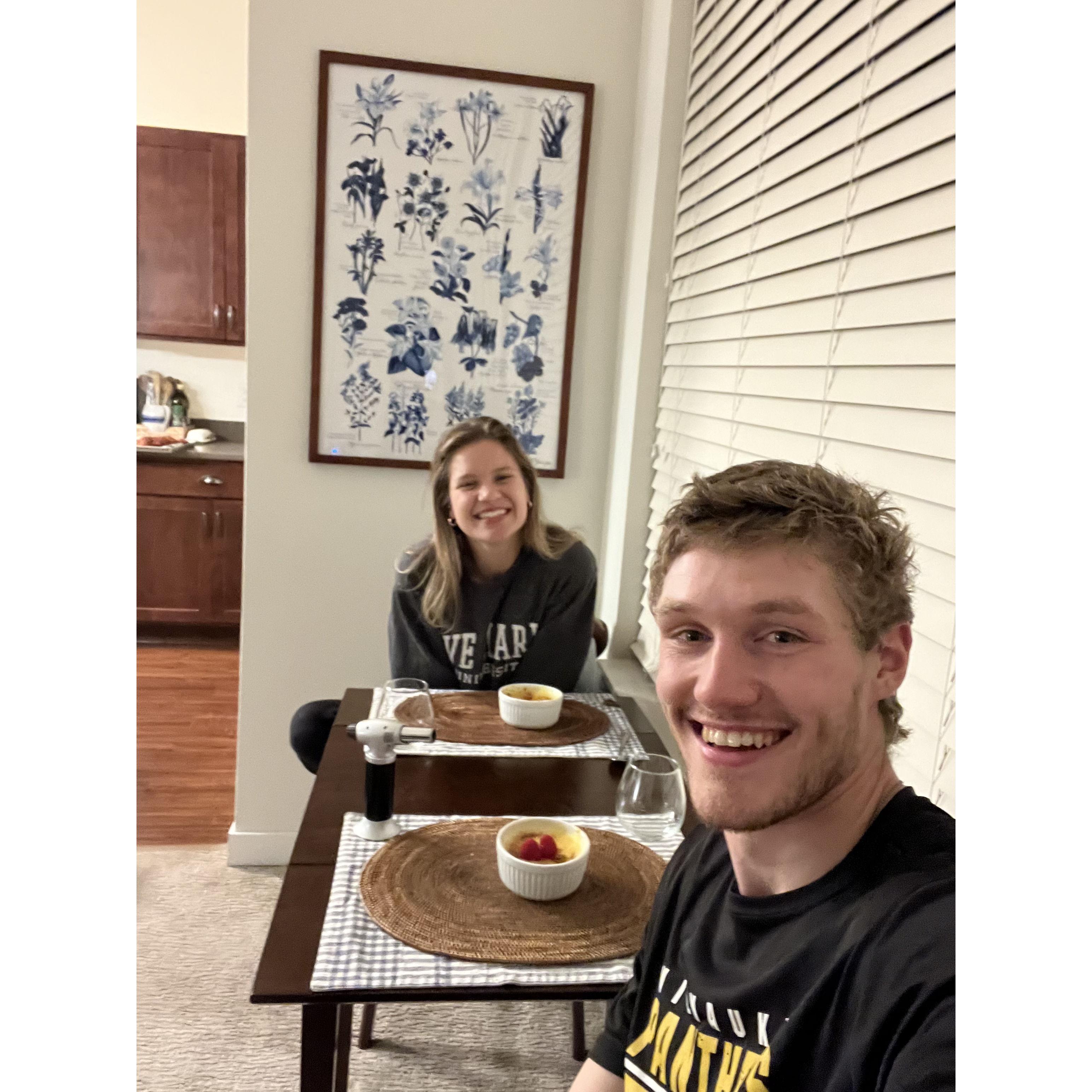One of the infamous post-baseball dinners