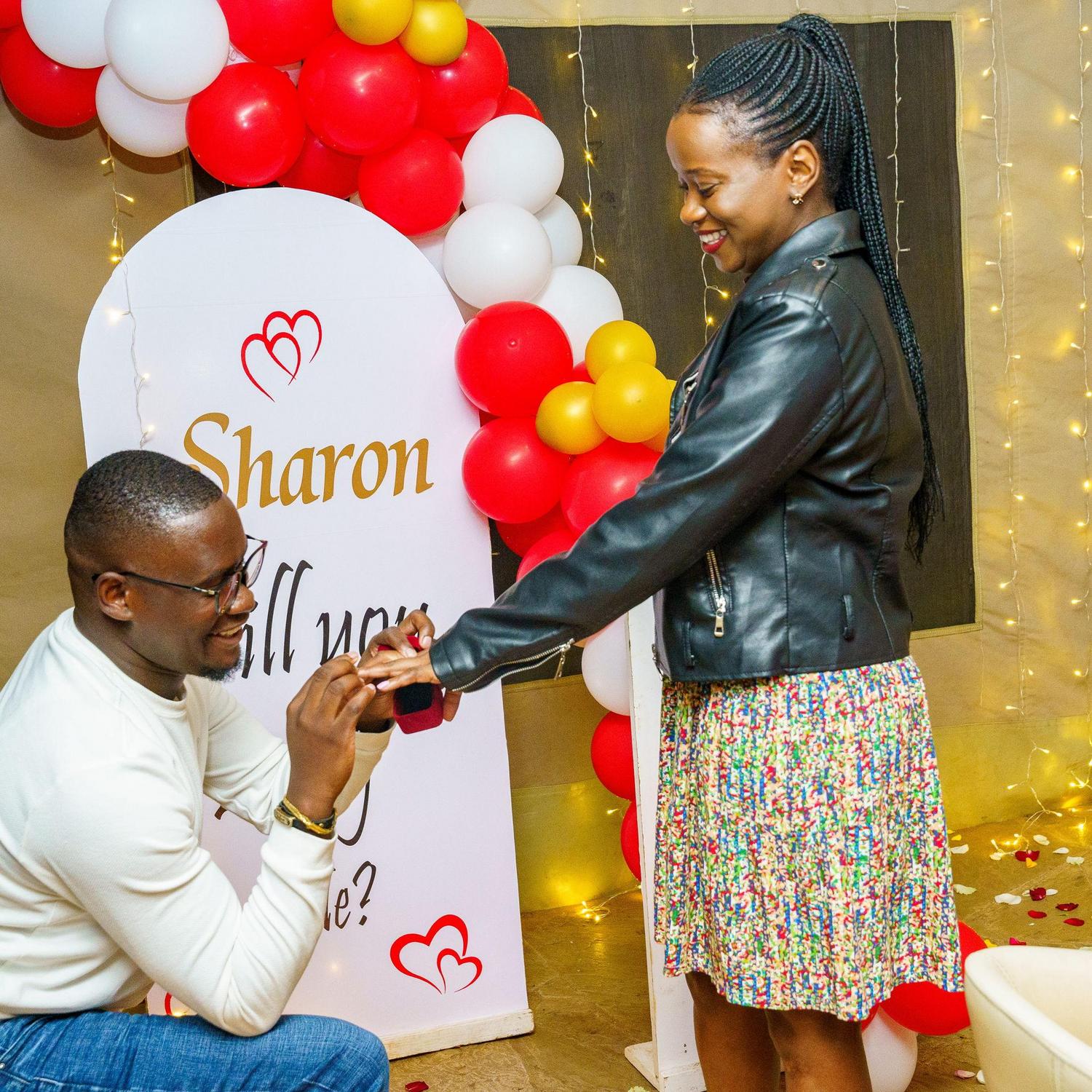 This day I proposed and Sharon was laughing the entire time. It was worrying hahahahaha I don't know if that was her way of dealing with anxiety