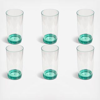 Color Base Acrylic Jumbo Glass, Set of 6