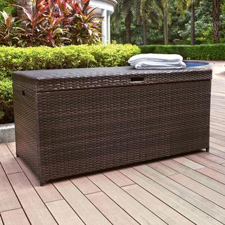 Palm Harbor Outdoor Wicker Storage Bin