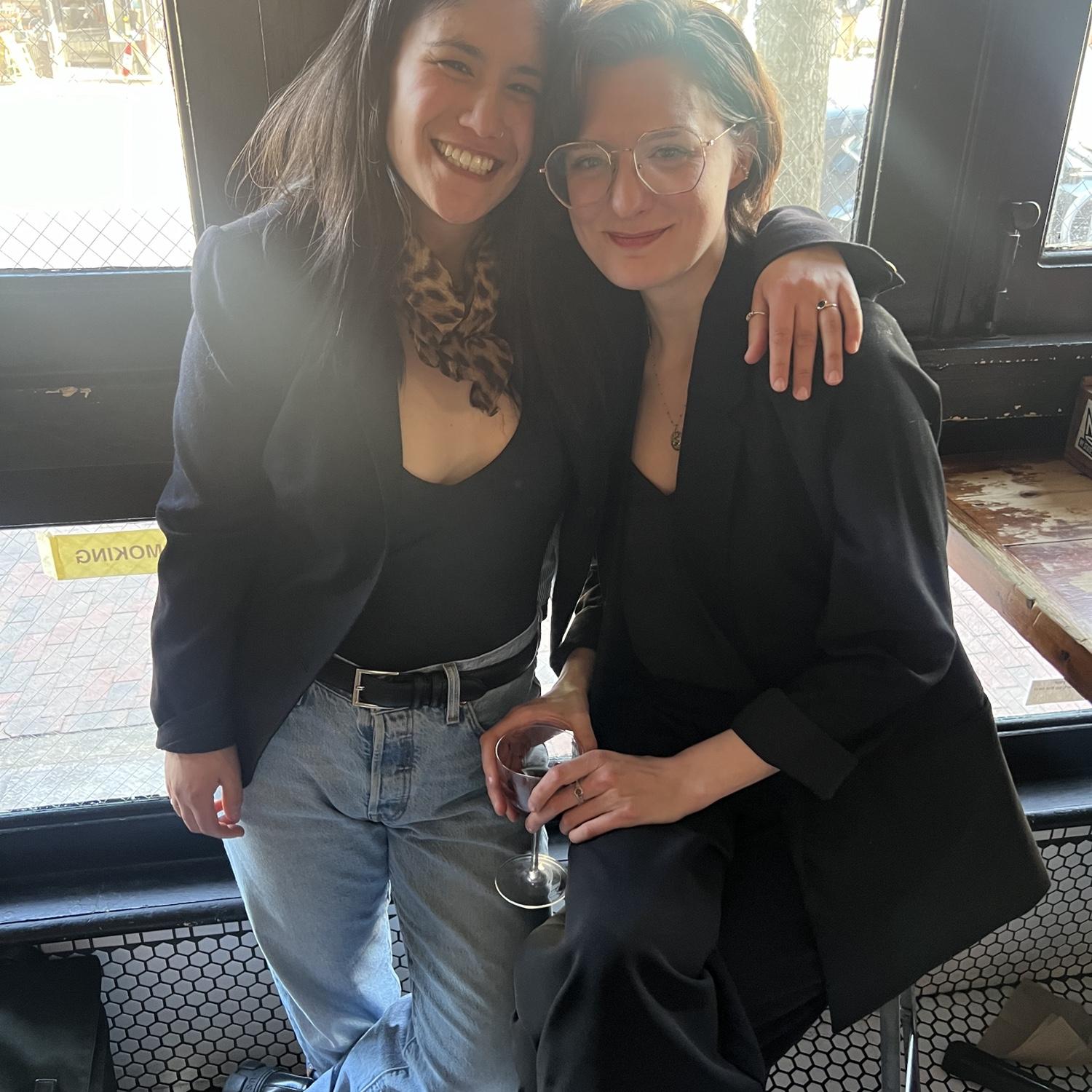 Surprise engagement party after Meghan proposed