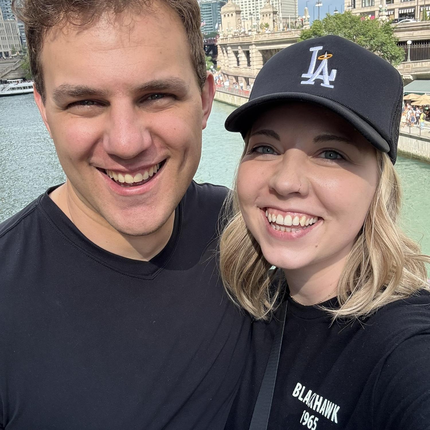 Visiting Luke’s brothers in Chicago! 🌃