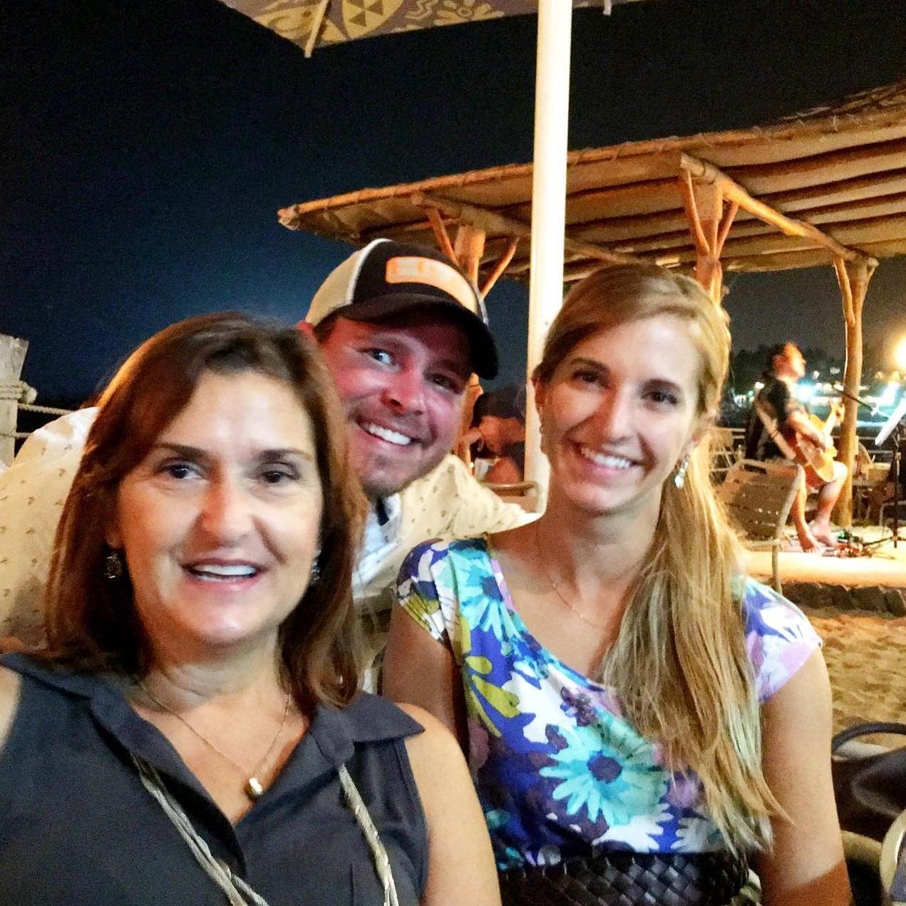 Kona night life with Mom