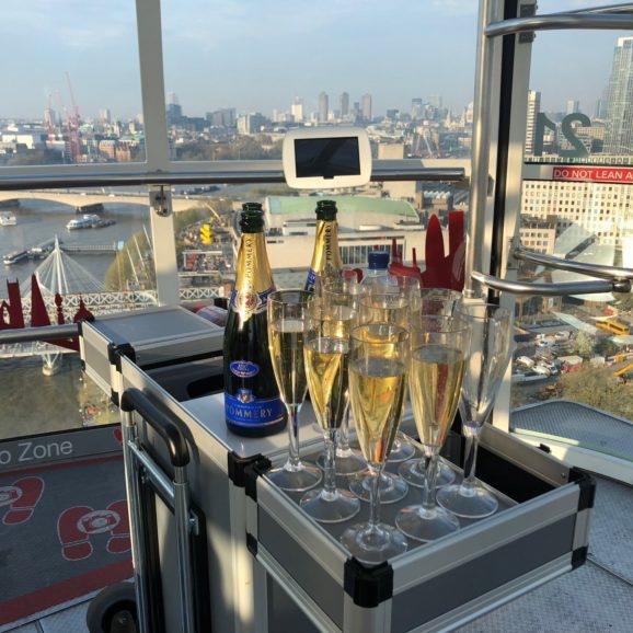 Champagne on the London Eye