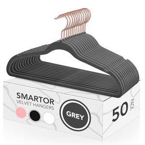Grey Velvet Hangers 50 Pack