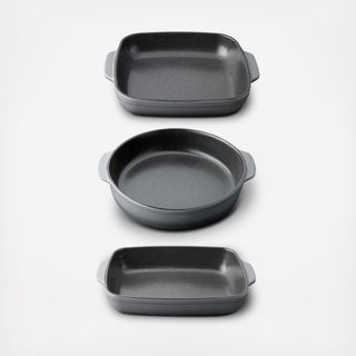 Gem 3-Piece Stoneware Bake Set