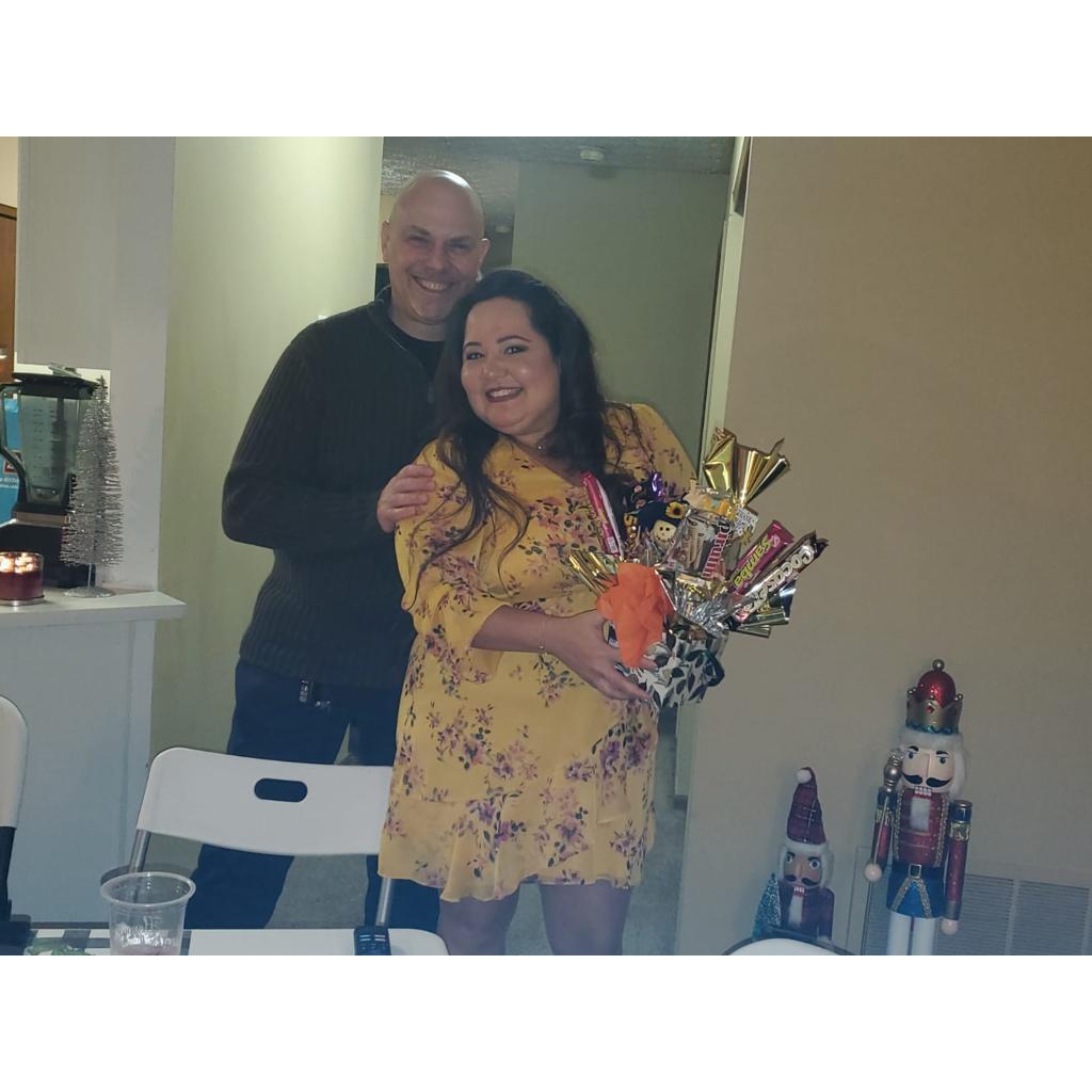 Our first Thanksgiving, 2021. The day he met my family for the first time...