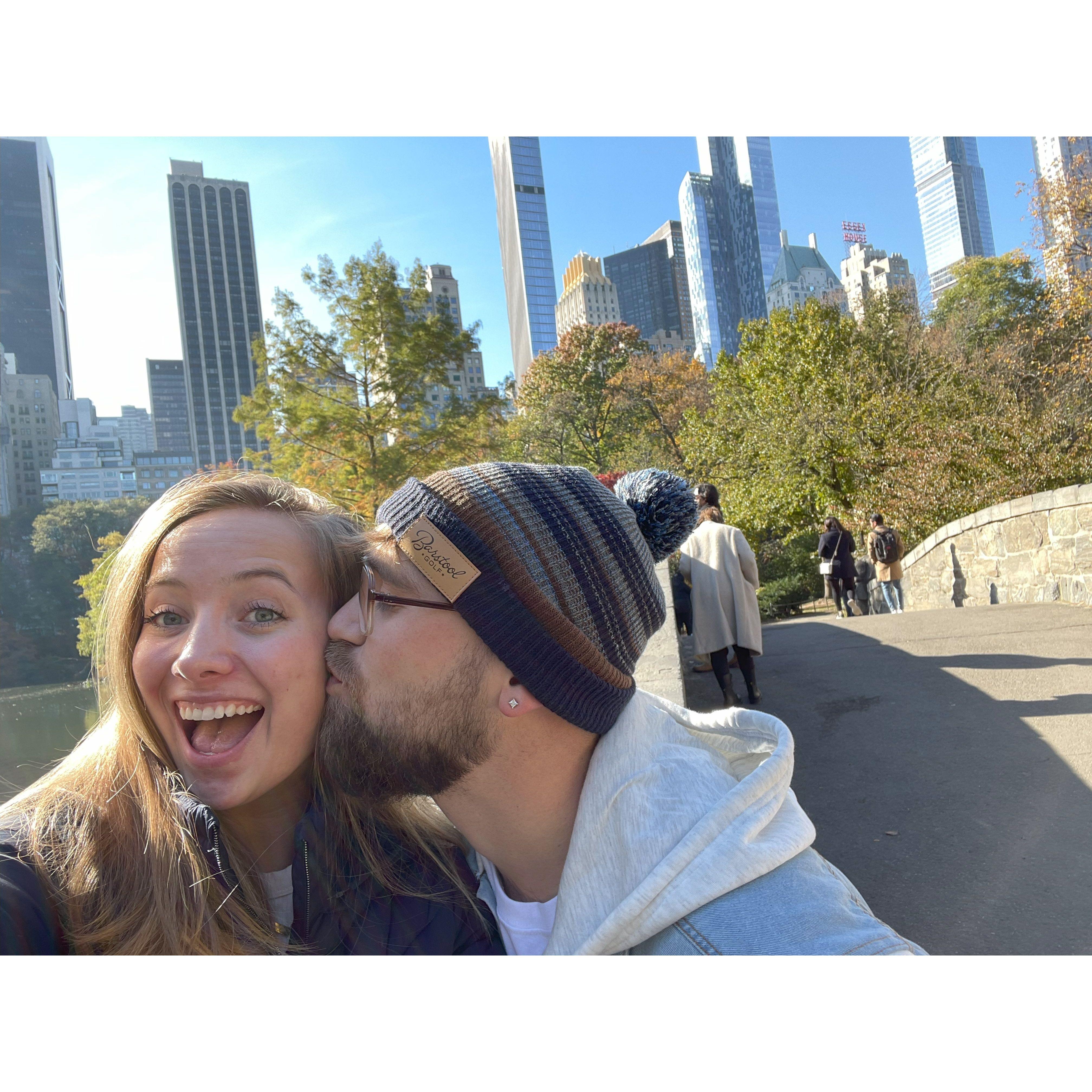 November 7, 2021 - Central Park in NYC