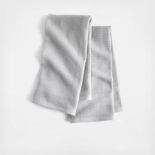 Waffle-Terry Organic Cotton Dish Towel, Set of 2